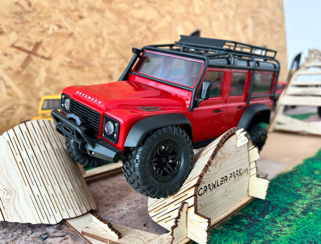 welcome kit of 5 obstacles for rc crawler park course 1/24 & 1/18 scale twdkit0006