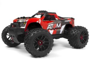 maverick atom 1/18 4wd electric monster truck – rood