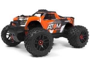 maverick atom 1/18 4wd electric monster truck – oranje