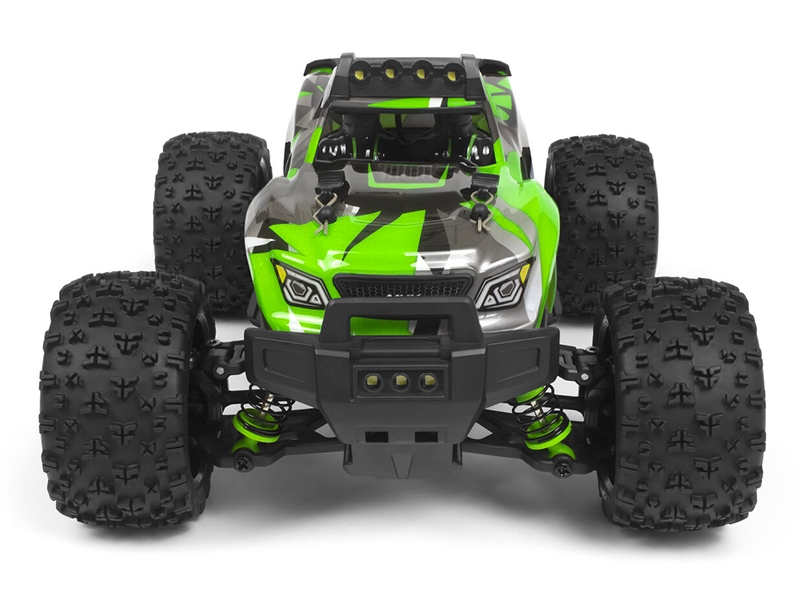 maverick atom 1/18 4wd electric monster truck – groen