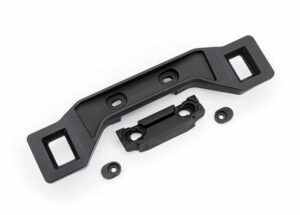 traxxas body mount, front/ adapter, front/ inserts (2) (for clipless body mounting) trx6976