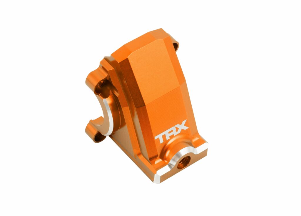 traxxas housing, differential (front/rear), 6061 t6 aluminum (orange anodized) trx7780 orng