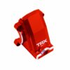 traxxas housing, differential (front/rear), 6061 t6 aluminum (red anodized) trx7780 red