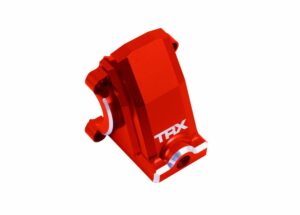 traxxas housing, differential (front/rear), 6061 t6 aluminum (red anodized) trx7780 red