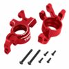 traxxas steering blocks, 6061 t6 aluminum (red anodized), left & right trx7836 red