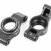 traxxas carriers, stub axle (gray anodized 6061 t6 aluminum) (left & right) trx7852 gray