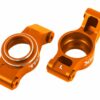 traxxas carriers, stub axle (orange anodized 6061 t6 aluminum) (left & right) trx7852 orng