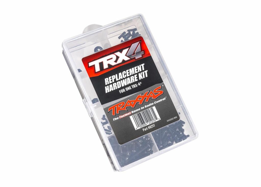 traxxas hardware kit, trx 4 (contains all hardware used on trx 4) trx8217