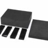 traxxas foam inserts, universal adapter (large & small)/ adhesive hook and loop fasteners (4) (for #8796 rc car/truck stand) trx8794