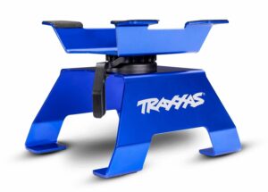 traxxas rc car/truck stand, blue (assembled) trx8796 blue