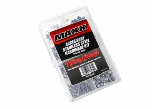 traxxas hardware kit, stainless steel, maxx (contains all stainless steel hardware used on maxx) trx8798x