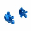 traxxas steering blocks, 6061 t6 aluminum (blue anodized) (left & right)/ 2.5x12mm bcs (with threadlock) (2)/ 2x6mm ss (with threadlock) (4) trx9737 blue