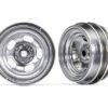 traxxas wheels, 1.0' (satin chrome) (2) trx9869