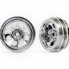 traxxas wheels, 1.0' (chrome) (2) trx9870