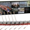 Disar Model Trainera De Regatas Racing Rowboat houten scheepsmodel 1/18. (black Friday)