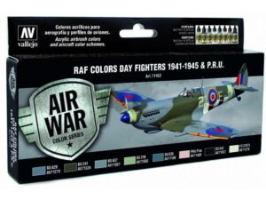 vallejo model air wwii raf day fighters colors 8 kleuren 17ml 71162