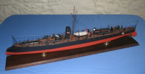 mountfleet models semi kit torpedo boat 75 kunststof/houten rc scheepsmodel 1:48