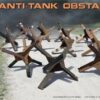 miniart anti tank obstacles 1:35 bouwpakket