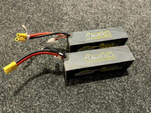2x gens ace bashing series 11000mah 14.8v 100c 4s2p lipo batterij – ec5 stekker in een top staat met garantie!