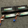 2x gens ace bashing series 5000mah 11.1v 3s1p 60c lipo batterij ec5 stekker echt als nieuw met garantie!
