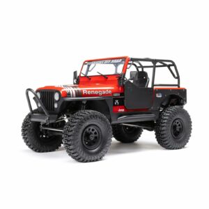 axial 1/10 scx10 iii jeep cj 7 4wd brushed rtr rood