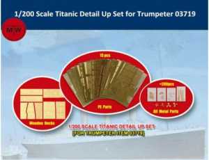 trumpeter detail up set for trumpeter 03719 titanic accessoires set
