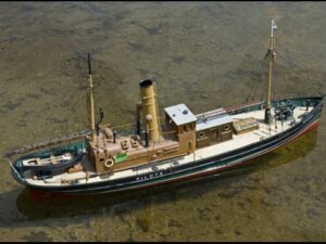 mountfleet models pilot boat britannia kunststof/houten rc scheepsmodel 1:24