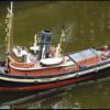 mountfleet models empire tug kunststof/houten rc scheepsmodel 1:32