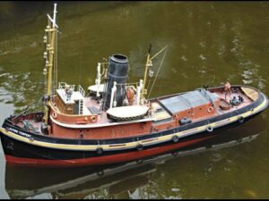 mountfleet models empire tug kunststof/houten rc scheepsmodel 1:32