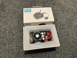 hobbywing ezrun max6 v3 waterproof speed controller (helemaal nieuw)!