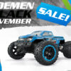 blackzon slyder mt turbo 1/16 4wd 2s brushless monster truck – blauw