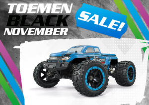 blackzon slyder mt turbo 1/16 4wd 2s brushless monster truck – blauw