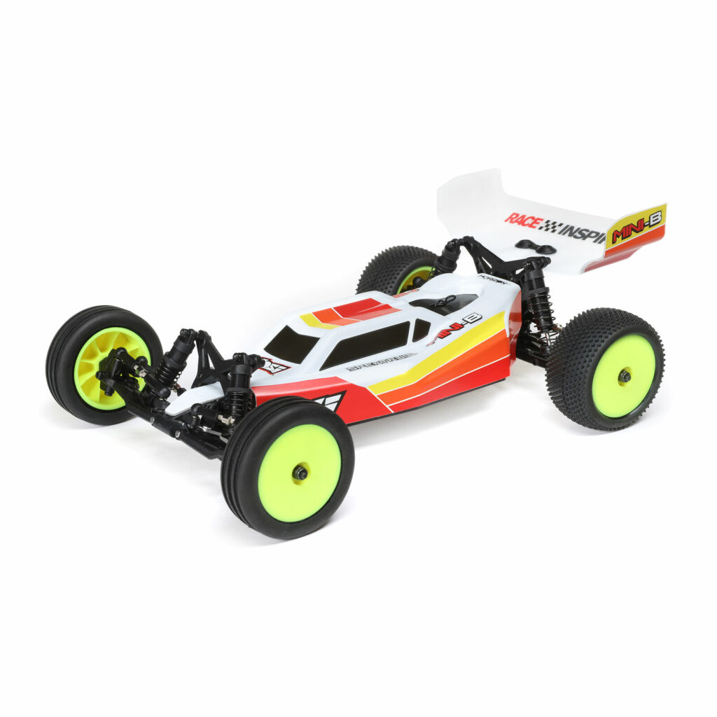losi 1/16 mini b 2wd buggy brushless rtr rood