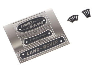 boom racing emblem set (stainless steel) for series land rover® (diesel) for brx02 109 brx02326