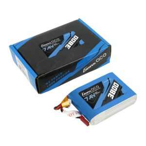 gens ace 3800mah 7.4v 2s1p tx lipo battery pack with jst syp plug