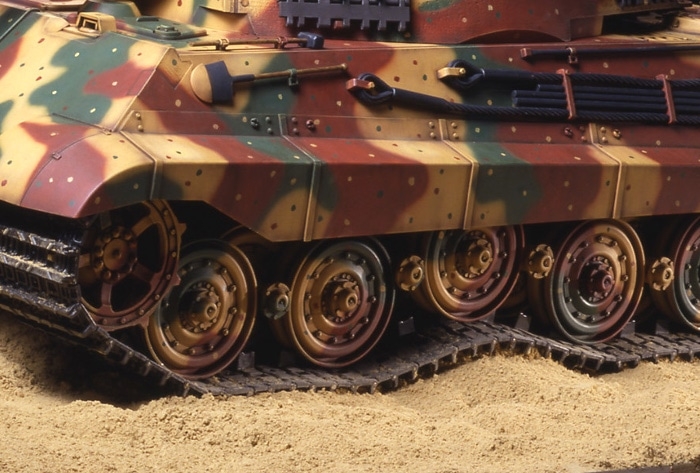 tamiya 1/16 rc tank german king tiger full optie kit