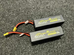 2x gens ace bashing series 15000mah 11.1v 100c 3s2p lipo batterij – ec5 stekker (echt als nieuw met garantie)!