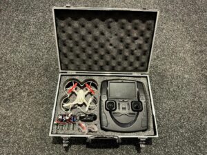 hubsan x4 mini fpv drone in een koffer met 10x accu en fpv zender!