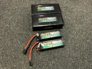 2x gens ace bashing series 5000mah 11.1v 3s1p 60c lipo batterij met traxxas stekkers (helemaal nieuw)!