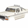 traxxas body, ford f 150 truck (1979), complete, white (includes grille, side mirrors, door handles, roll bar, windshield wipers, side trim, & clipless mounting) (requires #9834 front & rear bumpers) trx9812 wht