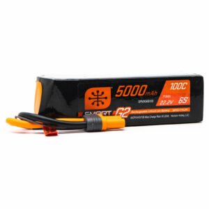 spektrum 22.2v 5000mah 6s 100c smart g2 lipo battery ic5