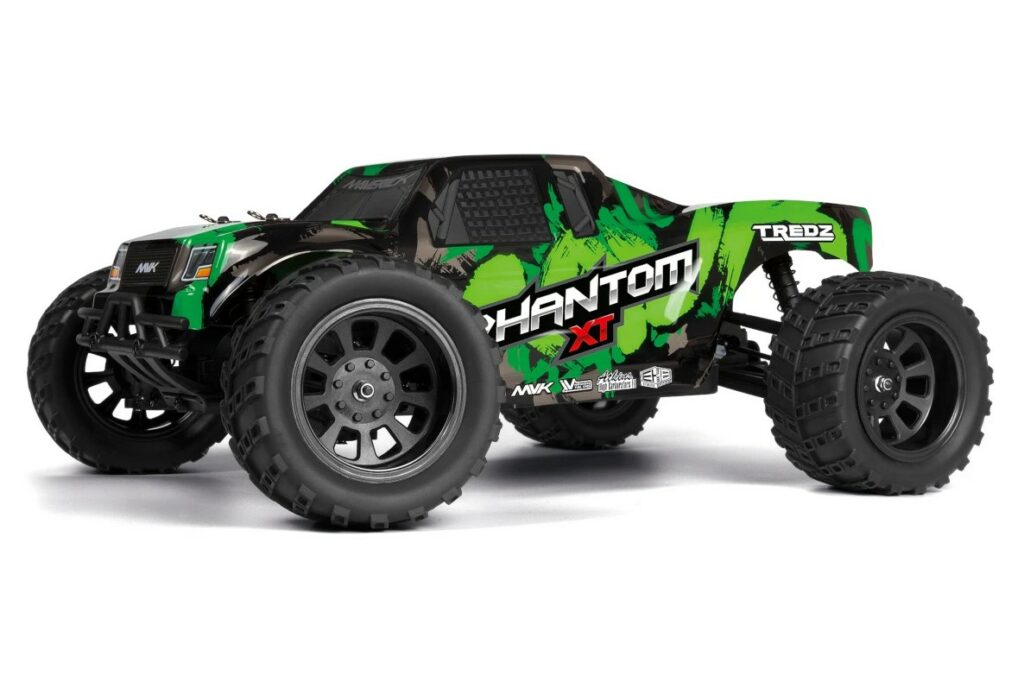 maverick phantom xt 1/10 4wd electric monster truck groen (versie 2024)