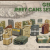 miniart german jerry cans set wwii 1:35 bouwpakket