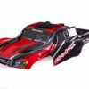 traxxas body, slash 4x4 (also fits slash vxl & slash 2wd), red (painted, decals applied) trx5855 red