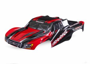 traxxas body, slash 4x4 (also fits slash vxl & slash 2wd), red (painted, decals applied) trx5855 red