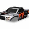 traxxas body, 2017 ford raptor, fox (heavy duty)/ decals (includes latches and latch mounts for clipless mounting) trx5916 fox