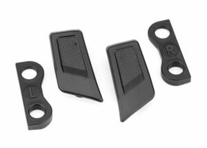 traxxas hood vents (left & right)/ retainers (left & right) (for clipless body mounting) (attaches to #8213 series bodies) trx8212
