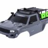 traxxas body, trx 4 sport, complete, gray (painted, decals applied) (includes grille, side mirrors, door handles, windshield wipers, expedition rack, & clipless mounting) (requires #8080x inner fenders) trx8213 gray
