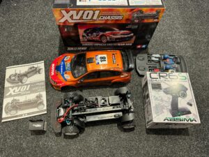 tamiya xv 01 brushless onroad 4wd rc auto (compleet geleverd)!
