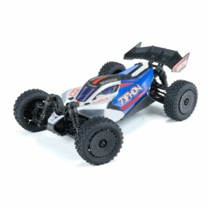 arrma typhon grom mega 380 brushed 4x4 small scale buggy rtr blauw compleet met accu en lader